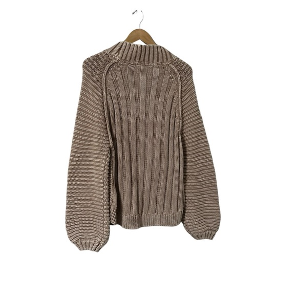 FREE PEOPLE Sweetheart Mock Knit Sweater Pullover Top - Picture 9 of 11